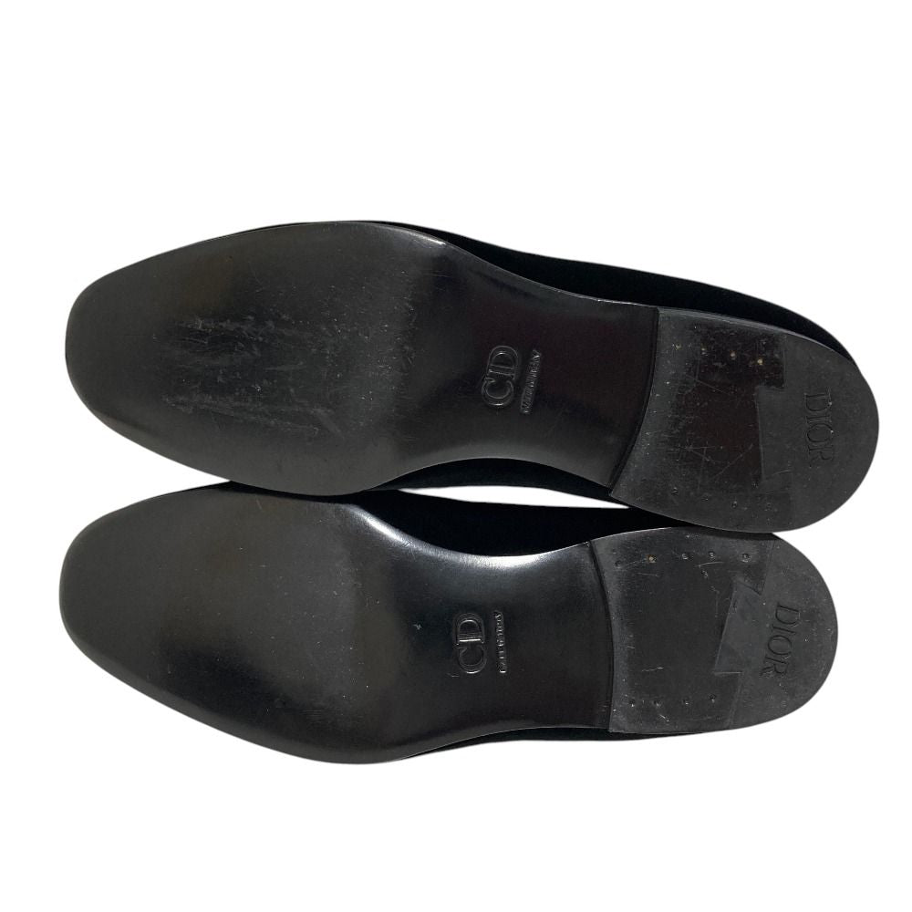 Dior Homme Bee Decoration Velvet Opera Shoes Black Spring Summer Fall Winter — view 5