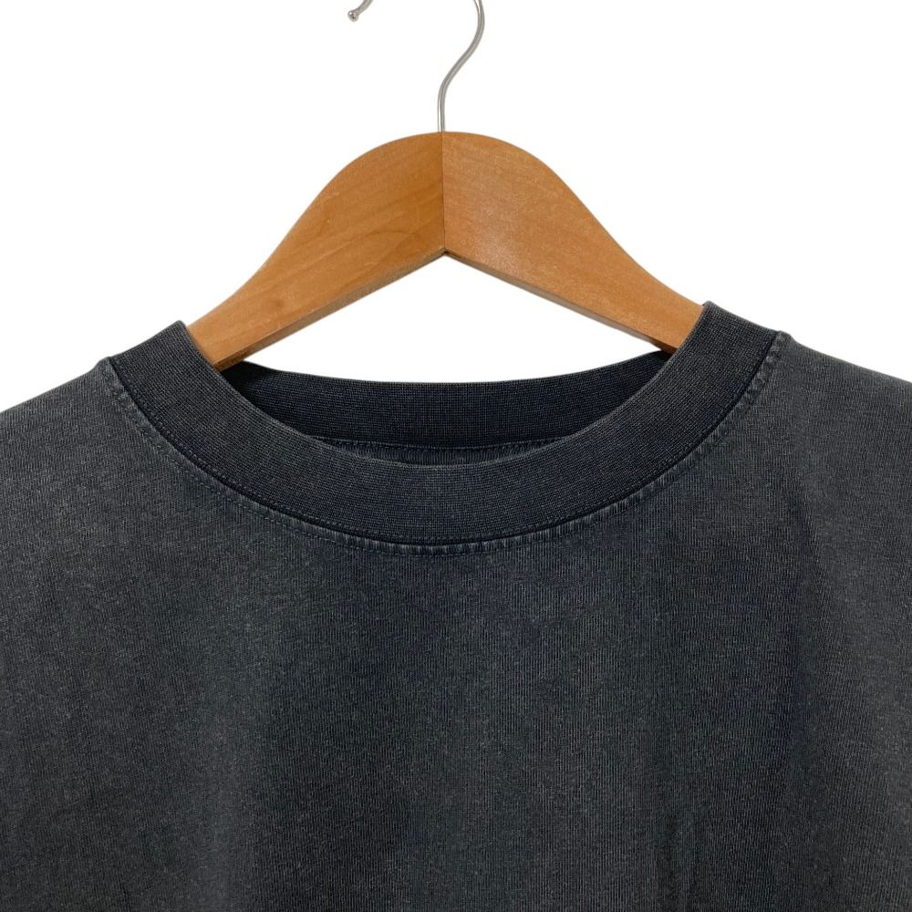 Balenciaga Back Logo Rhinestone Short Sleeve Fade T-Shirt XXS Black Spring — view 4