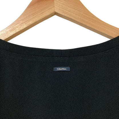 Max Mara 'S Smmrebecca Georgette Blouse Navy Spring Summer — view 5