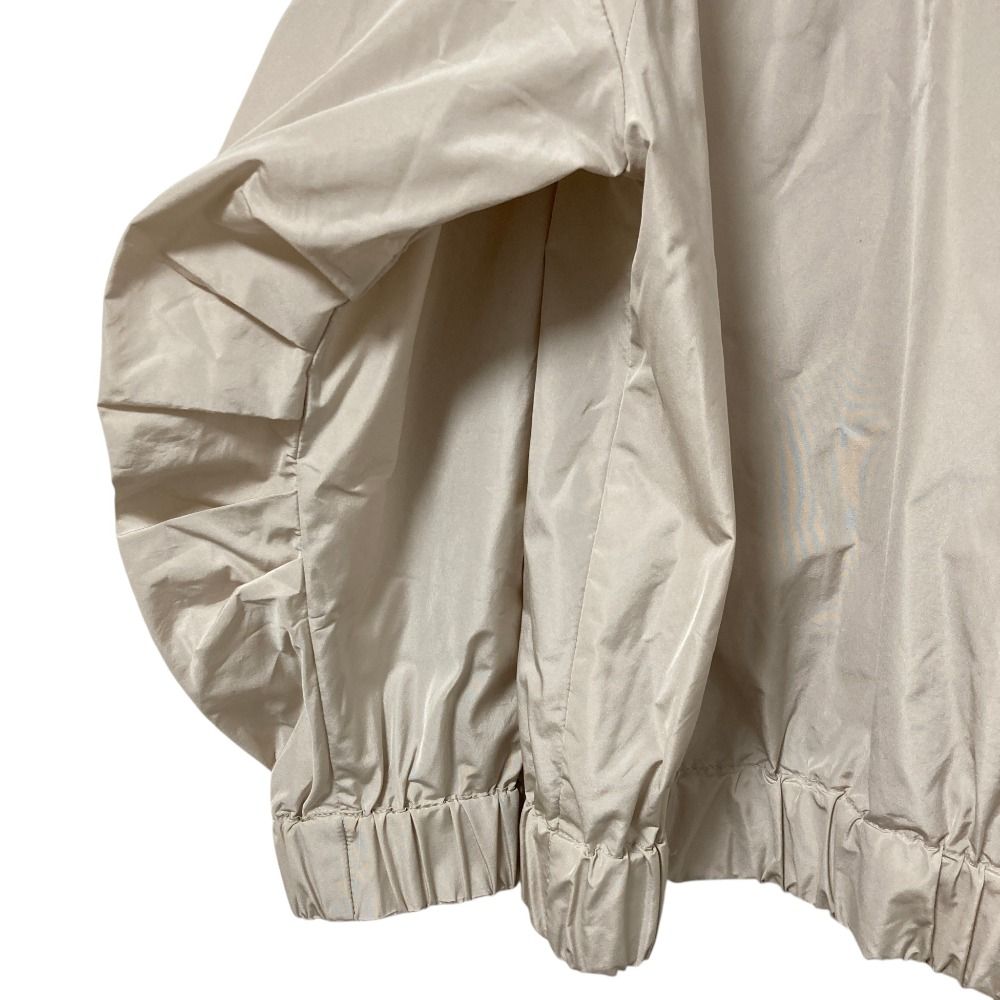 Max Mara S Smmcammeo Short Taffeta Jacket Rain Hoodie Greige Spring Summer 38 — view 6