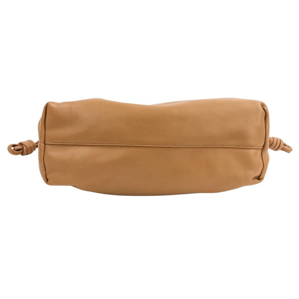 Loewe Flamenco Perth Leather Shoulder Bag Medium Mocha Brown — view 6