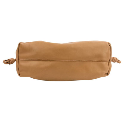 Loewe Flamenco Perth Leather Shoulder Bag Medium Mocha Brown — view 6
