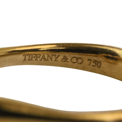 Tiffany & Co Diamond Open Heart Ring Gold — view 8