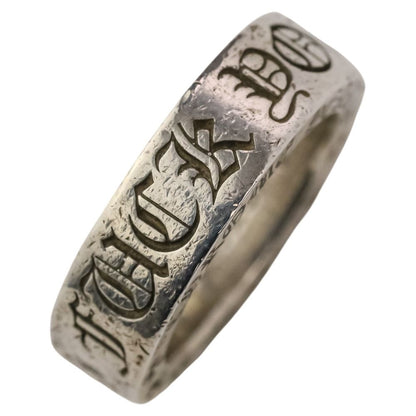 Chrome Hearts Fck You Spacer Ring 925 Sterling Silver