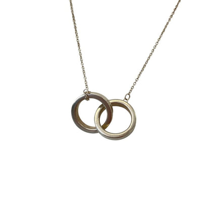 Tiffany & Co 1837 Interlocking Circle Necklace 925 Sterling Silver — view 2