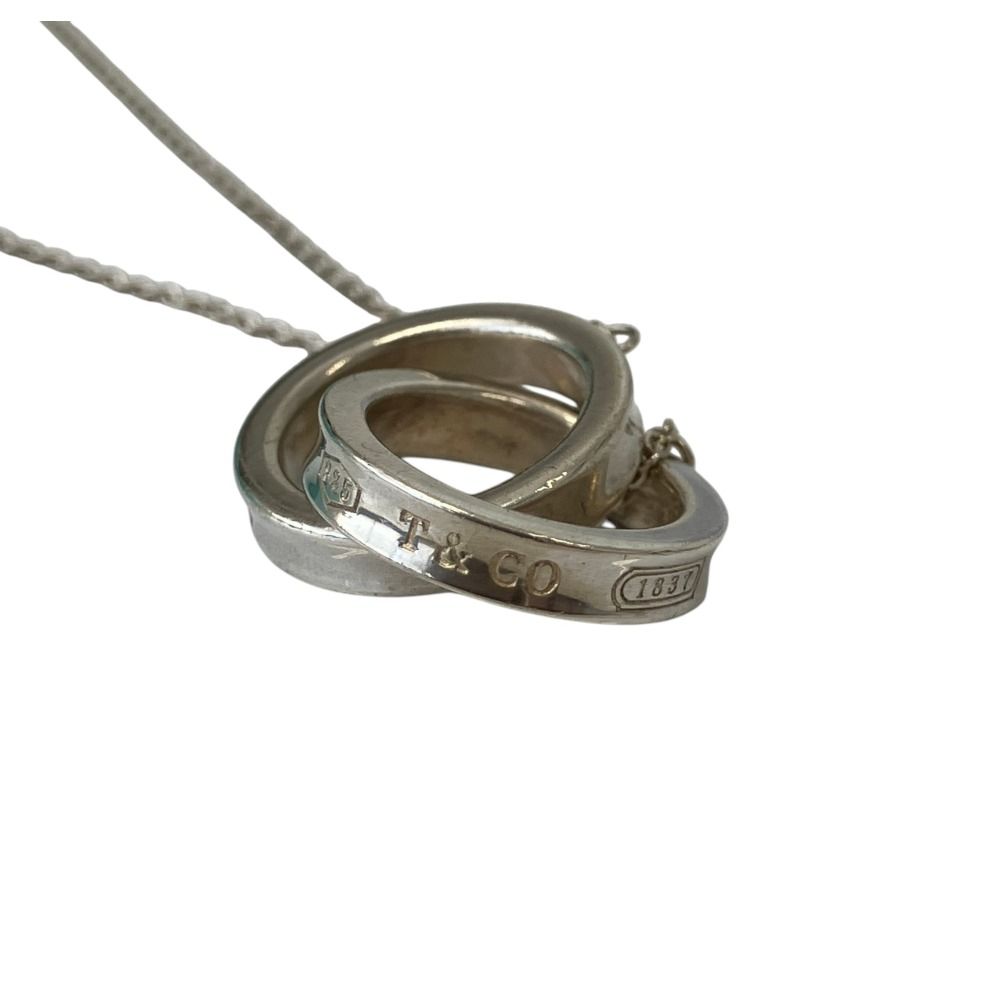 Tiffany & Co 1837 Interlocking Circle Necklace 925 Sterling Silver — view 7