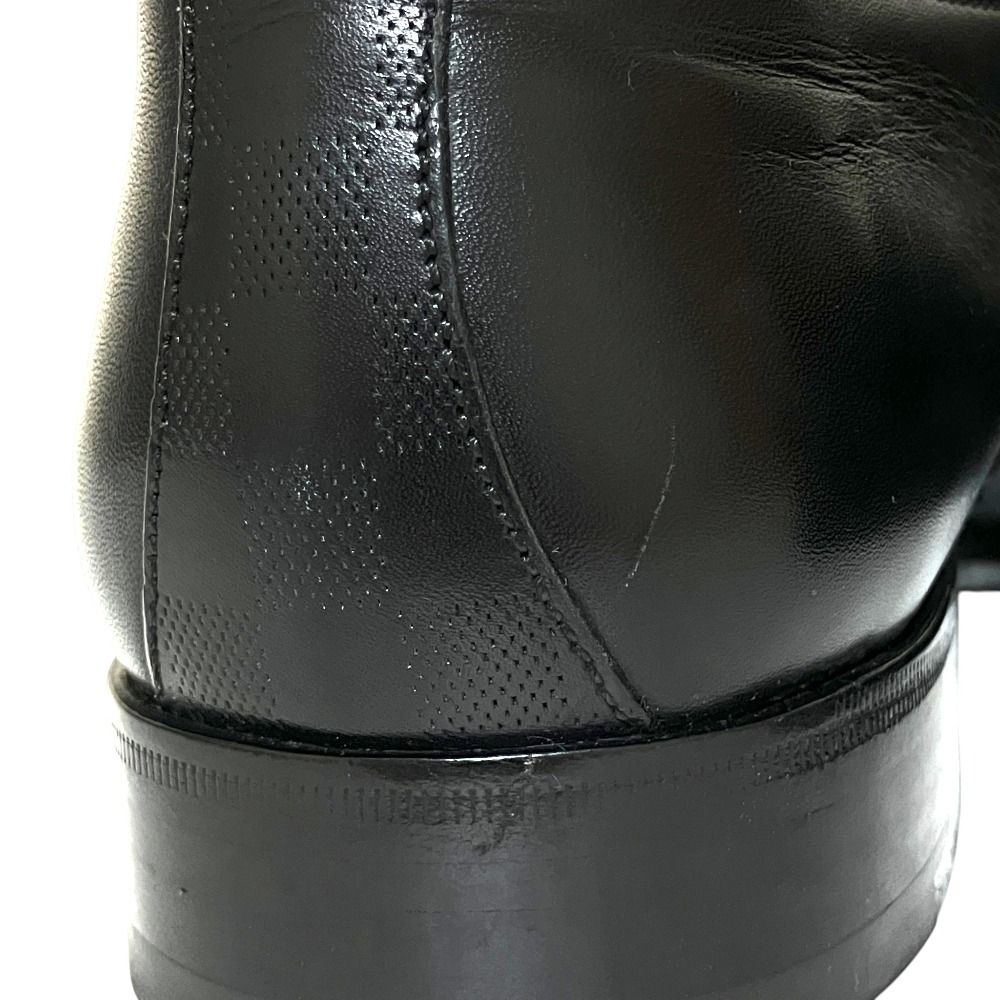 Louis Vuitton Damier Leather Derby Shoes Dress Black Spring Summer Fall Winter 5 — view 7
