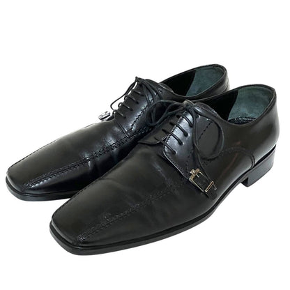 Louis Vuitton Damier Leather Derby Shoes Dress Black Spring Summer Fall Winter 5