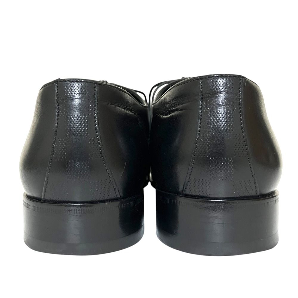 Louis Vuitton Damier Leather Derby Shoes Dress Black Spring Summer Fall Winter 5 — view 4