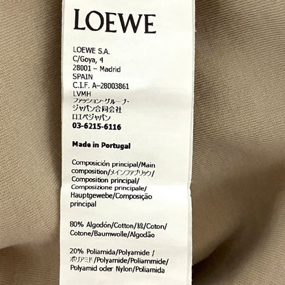 Loewe Anagram Embroidery Asymmetric Design Short Sleeve T-Shirt Beige Spring XS — view 6