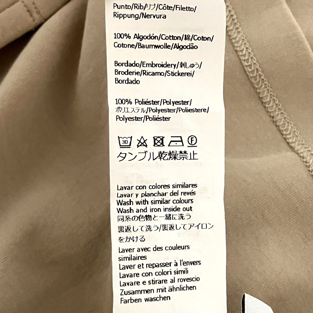 Loewe Anagram Embroidery Asymmetric Design Short Sleeve T-Shirt Beige Spring XS — view 7