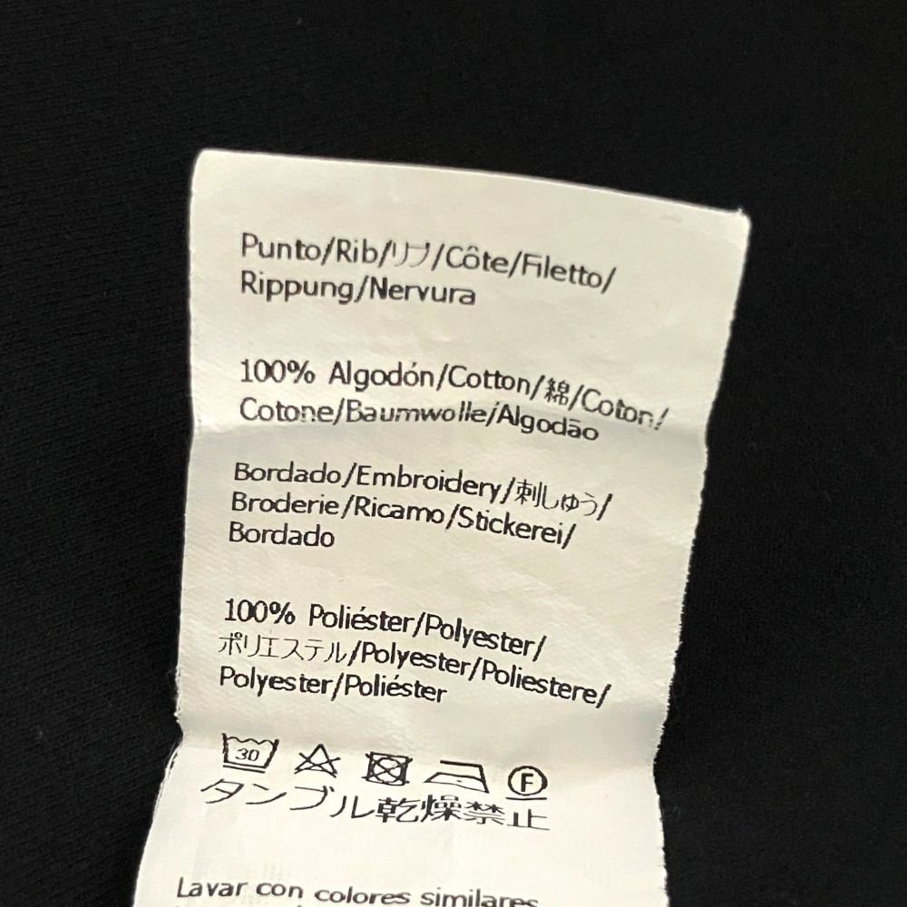 Loewe Anagram Embroidery Asymmetric Design Short Sleeve T-Shirt Black Spring XS — view 5