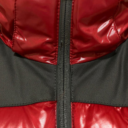 Moncler Grenoble Sancy Zip Up Nylon Hooded Down Jacket Bordeaux Black Autumn 2 — view 8