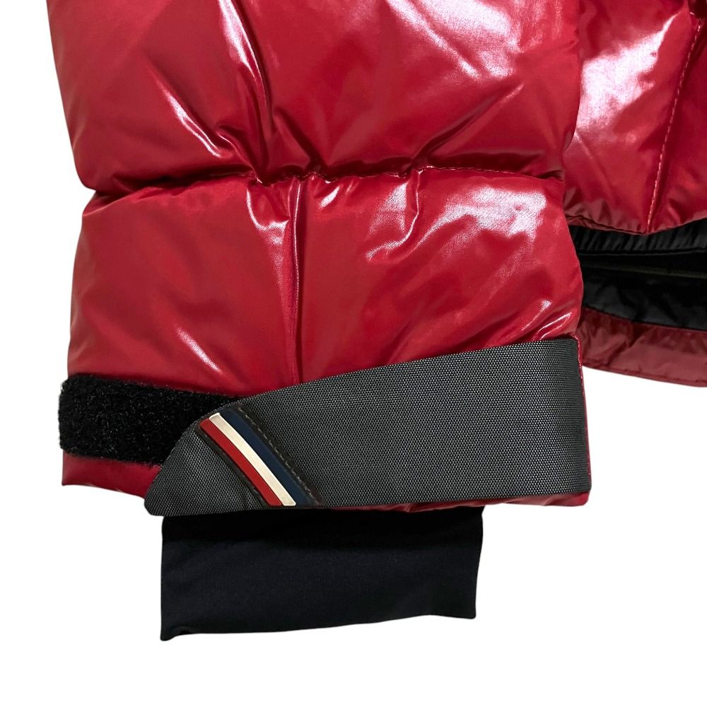 Moncler Grenoble Sancy Zip Up Nylon Hooded Down Jacket Bordeaux Black Autumn 2 — view 5