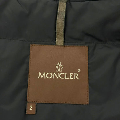 Moncler Belted Down Coat Black Autumn Winter 2 — view 6