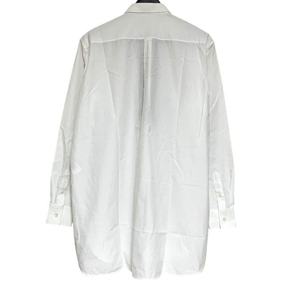 Celine Phoebe Philo Era Cotton Poplin Oversize Pullover Long Sleeve Shirt — view 2