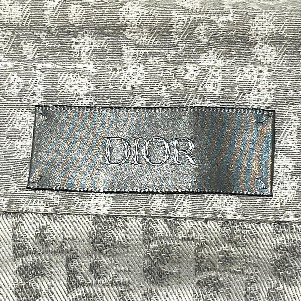Dior Homme Oblique Jacquard Shirt 40 Gray Spring Summer Fall Winter — view 8