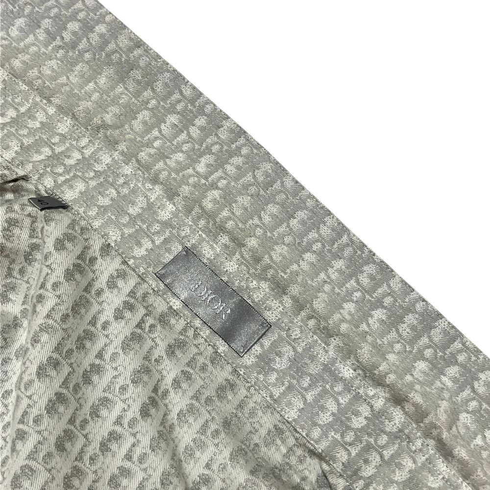 Dior Homme Oblique Jacquard Shirt 40 Gray Spring Summer Fall Winter — view 4