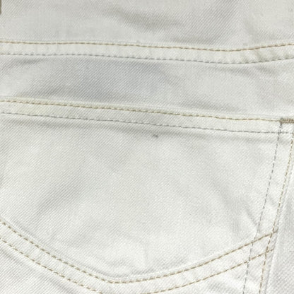 Louis Vuitton Pocket Monogram Embroidery Denim Pants White — view 8