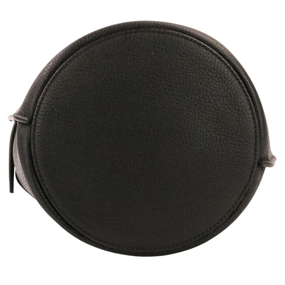 Celine Leather Big Bucket Nano Shoulder Bag Black — view 7