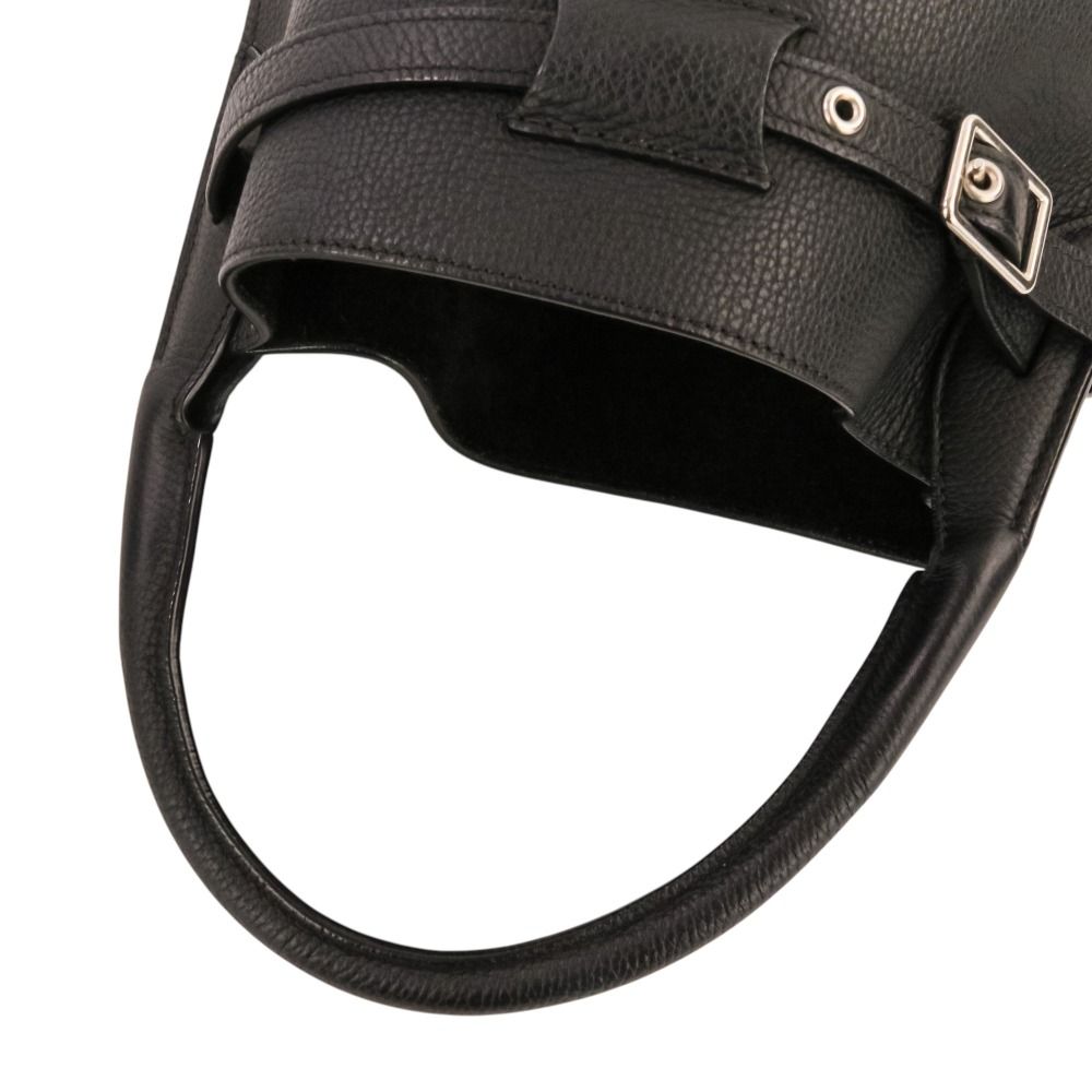 Celine Leather Big Bucket Nano Shoulder Bag Black — view 6