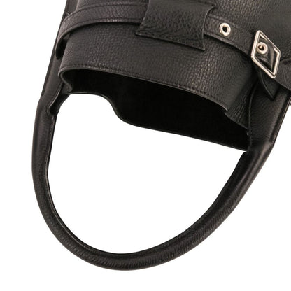 Celine Leather Big Bucket Nano Shoulder Bag Black — view 6