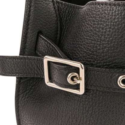 Celine Leather Big Bucket Nano Shoulder Bag Black — view 8