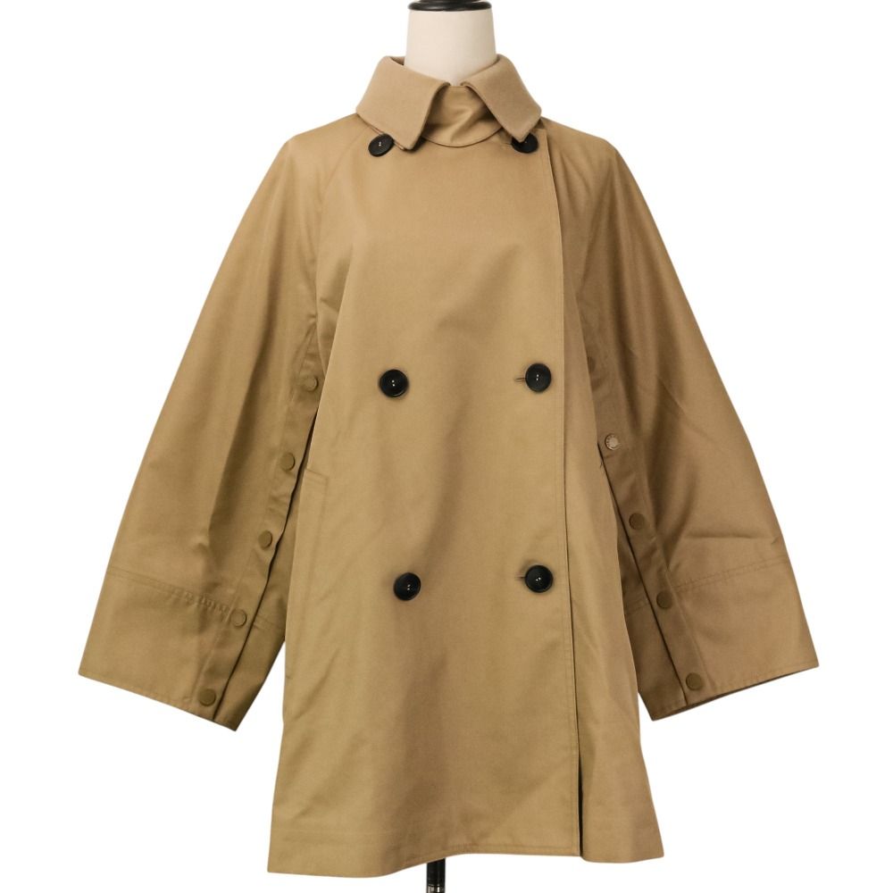 Max Mara Weekend Wkdmanna Quilted Trench Coat Beige Spring Summer Fall Winter 38