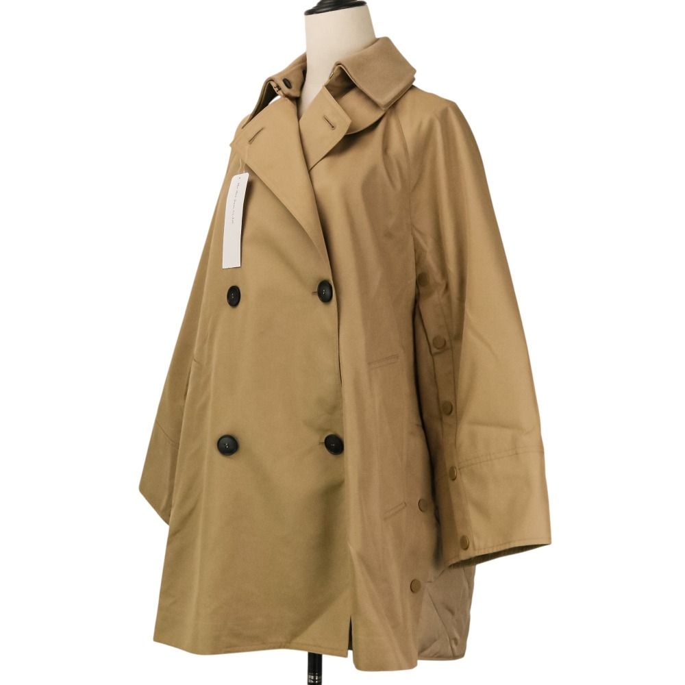 Max Mara Weekend Wkdmanna Quilted Trench Coat Beige Spring Summer Fall Winter 38 — view 3