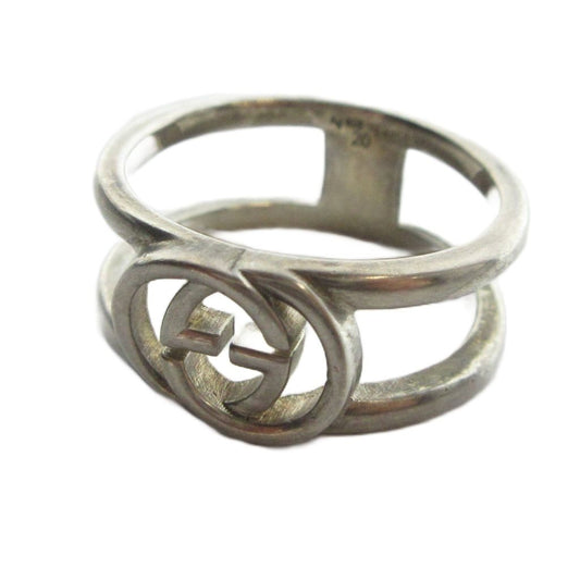 Gucci Ring Logo Silver