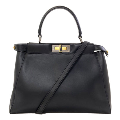Fendi Peekaboo 2-Way Tote Bag Leather