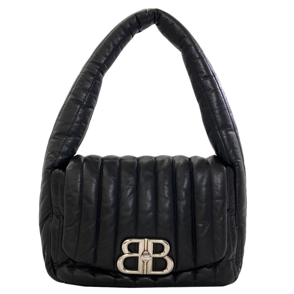 Balenciaga Monaco BB Logo Small Sling Bag Calfskin