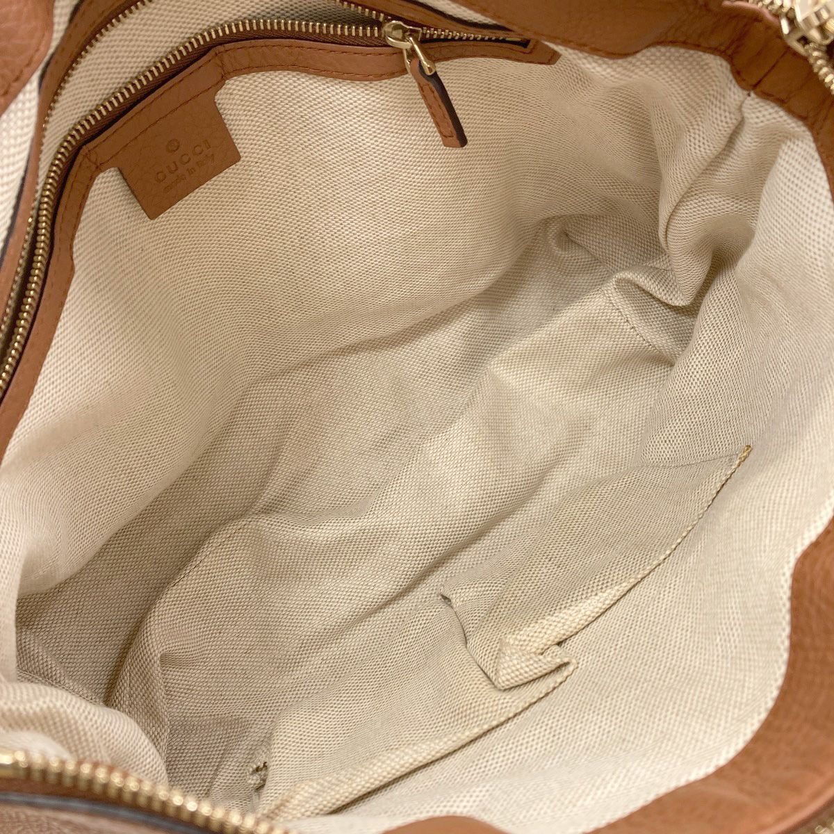 Gucci Soho Interlocking G 2-Way Handbag Calfskin — view 5