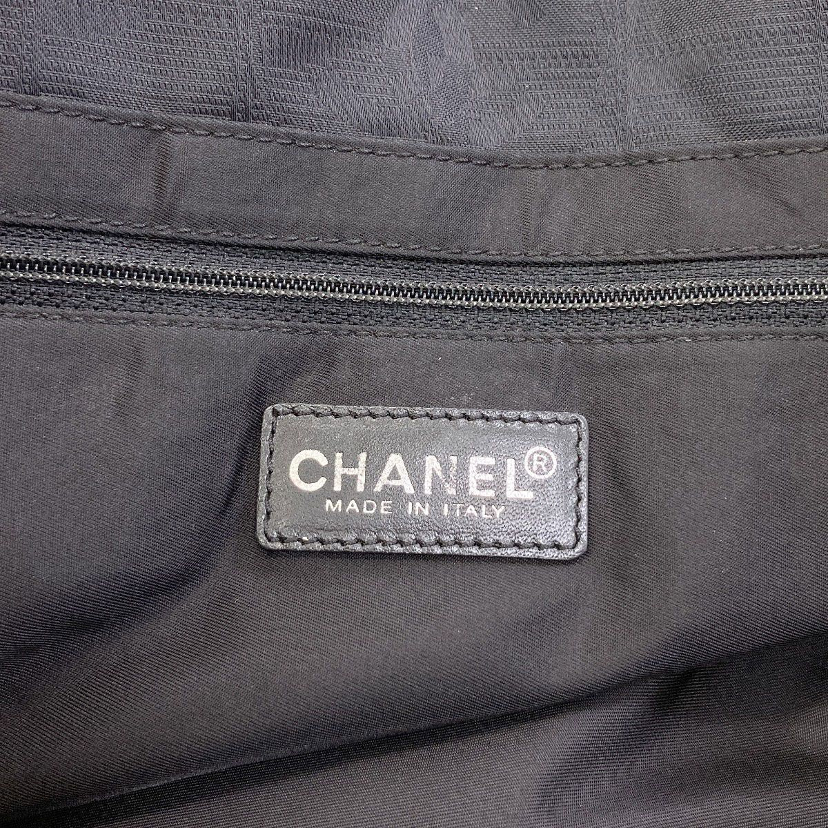 Chanel New Travel Line MM Tote Bag Nylon — view 6