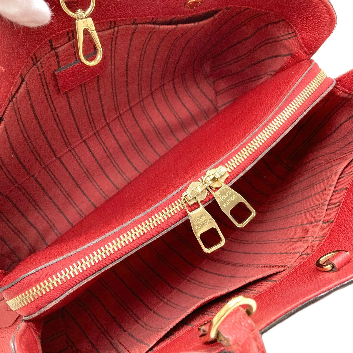 Louis Vuitton Montaigne MM Handbag Empreinte — view 5