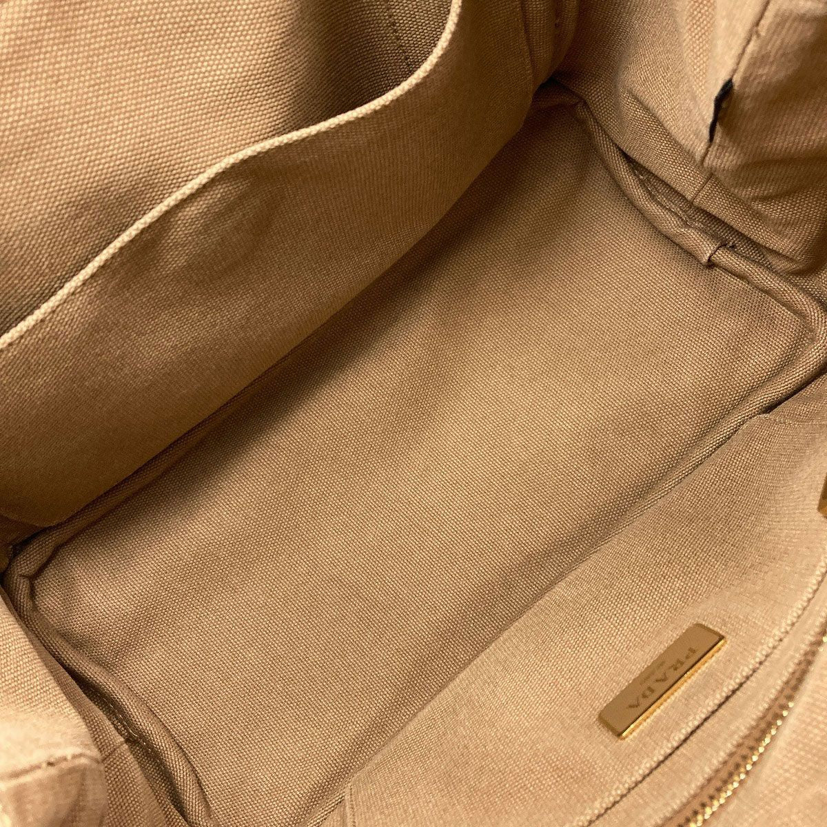 Prada Canapa Mini 2-Way Handbag Canvas — view 5