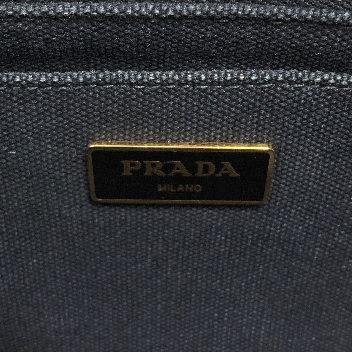 Prada Canapa Mini 2-Way Handbag Canvas — view 6