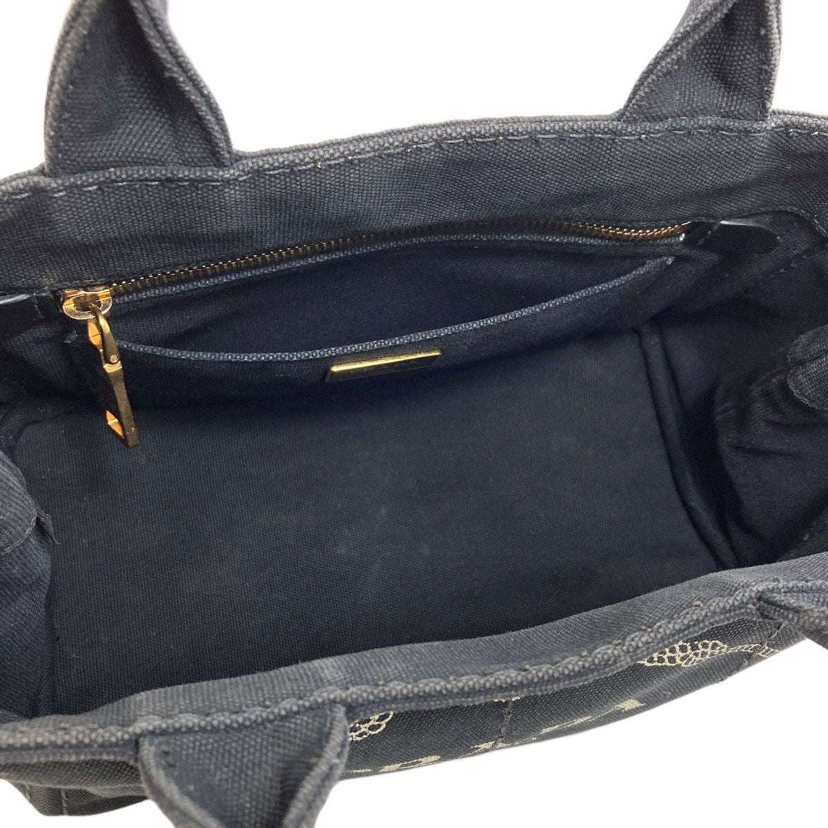 Prada Canapa Mini 2-Way Handbag Canvas — view 5
