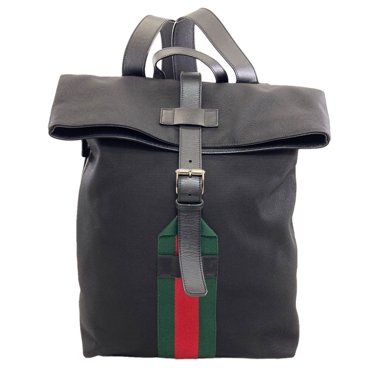 Gucci Sherry Line Backpack Canvas Leather