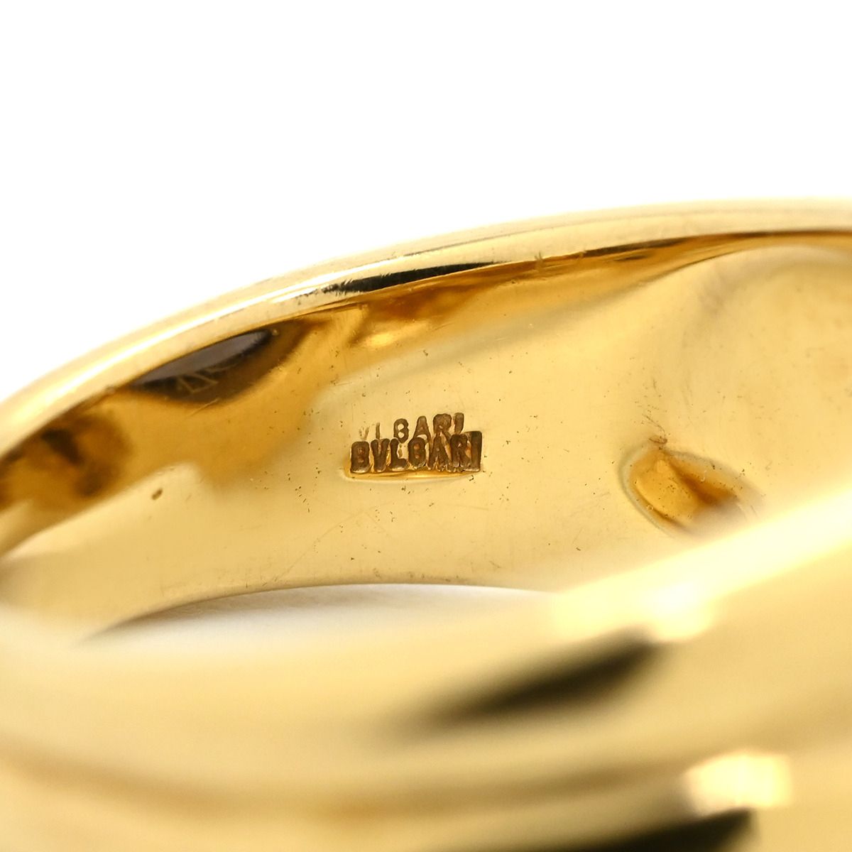 Bvlgari Ring Iolite Purple Yellow Gold Blue 18k — view 7