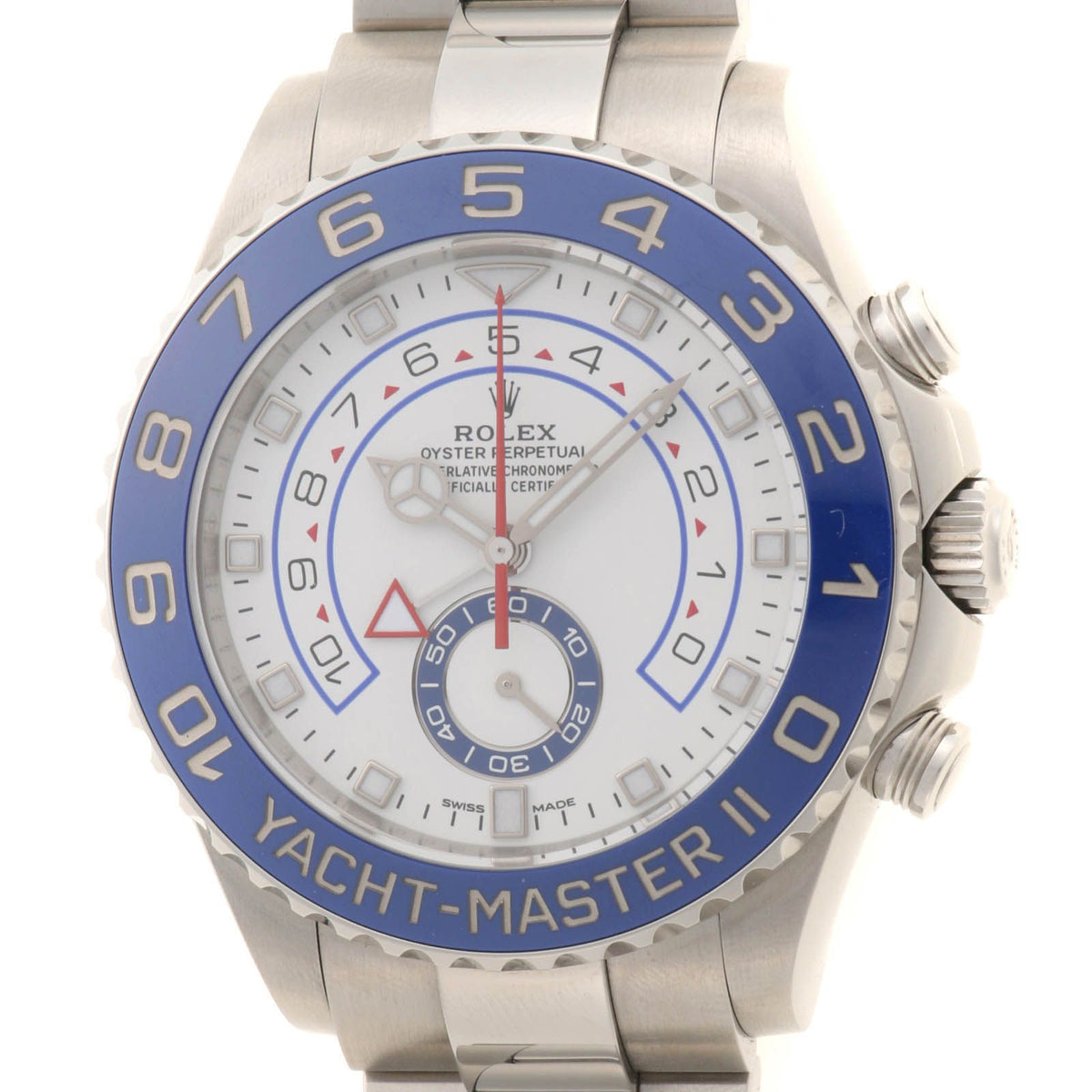 Rolex Yacht Master II Watch Stainless Steel White Automatic