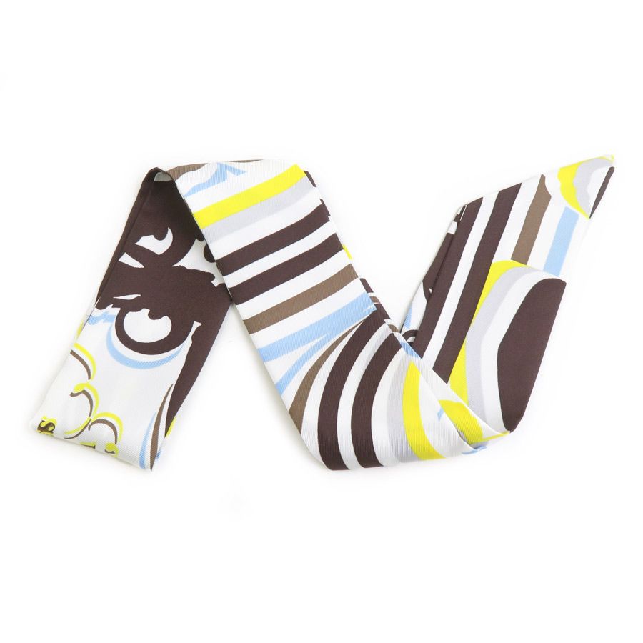 Hermes Scarf Twilly White — view 3