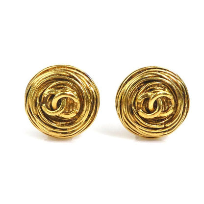 Chanel Earrings CC Logo