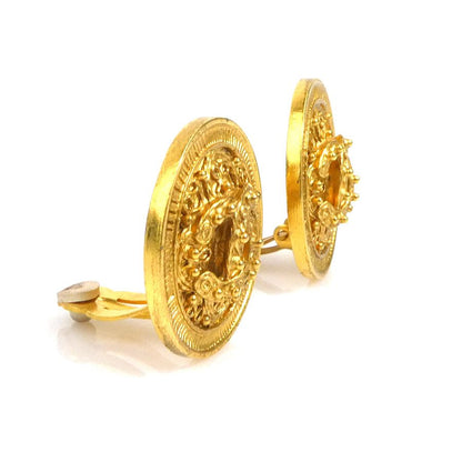 Chanel Earrings CC Logo — view 2