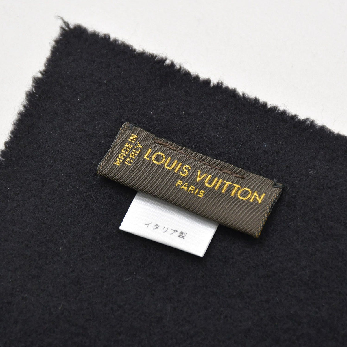 Louis Vuitton Scarf Echarpe Felted Graffiti Black Gray — view 6