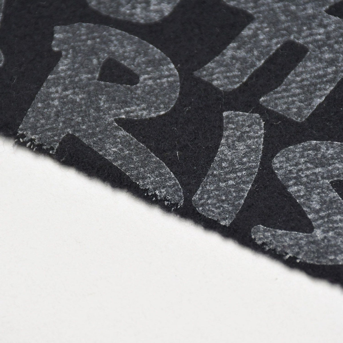 Louis Vuitton Scarf Echarpe Felted Graffiti Black Gray — view 5
