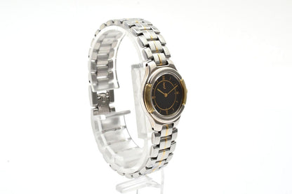 Saint Laurent Yves Quartz Duo Black Dial Roman Numerals Watch — view 5