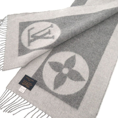 Louis Vuitton Echarpe Cardiff Wool Cashmere Gray Scarf — view 3