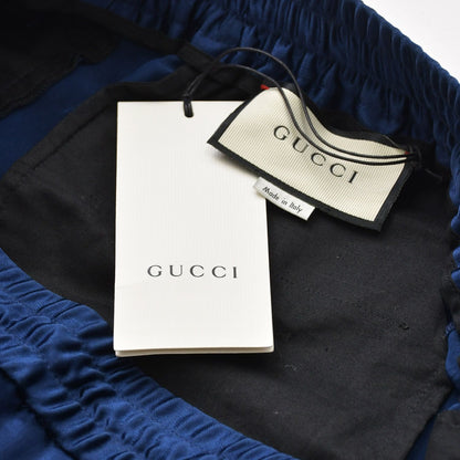 Gucci Pants Track Jogging Acetate Navy White Red 48 — view 8