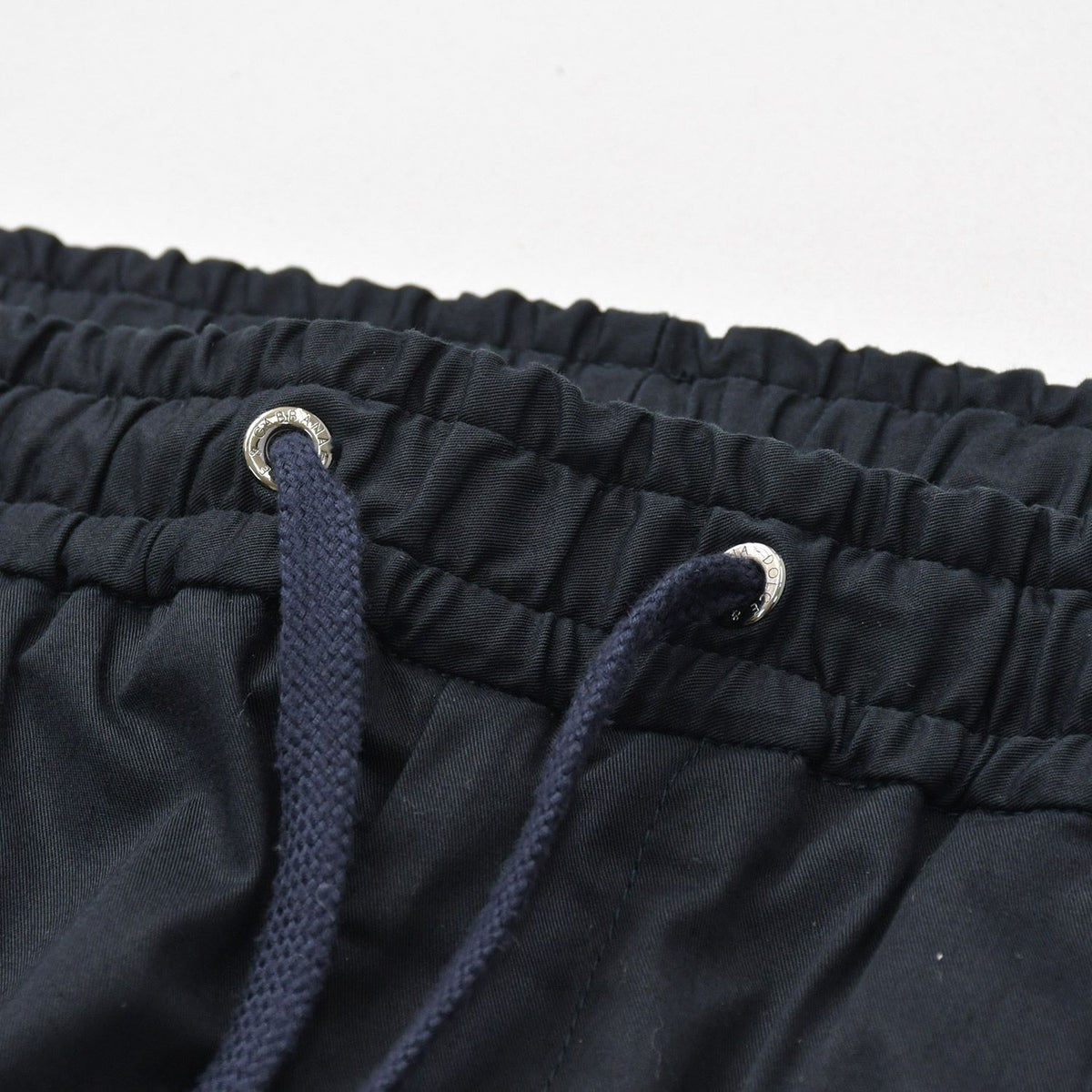 Dolce & Gabbana Drawstring Easy Pants with Zip Pocket Black Metal 48 — view 3